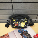 See Thru |Clear PVC Transparent Fanny Pack Waist Bag Unisex Travel Phone Belt Bag Pouch  PVC Chest Bag Ladies