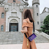 FASHION mini |Transparent jelly shoulder diagonal small square bag new handbag shoulder bags