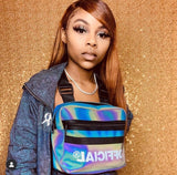 Officially Buckled-In REFLECT|Street Style Reflective Chest Multi-function Vest Function Tactical Chest Rig Bag Reflective Waist Bag Packs